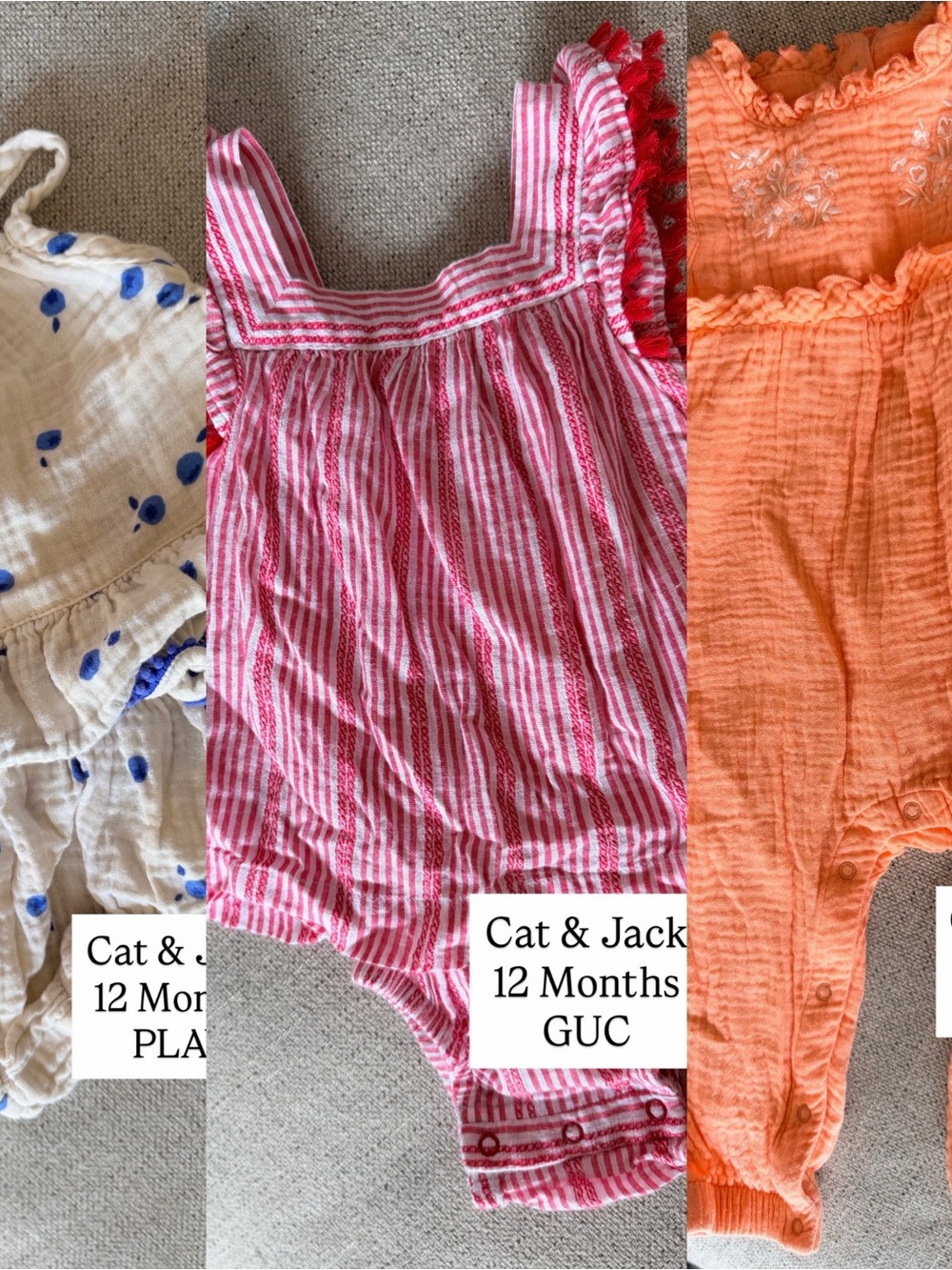 Cat & Jack 12 Month Bundle
